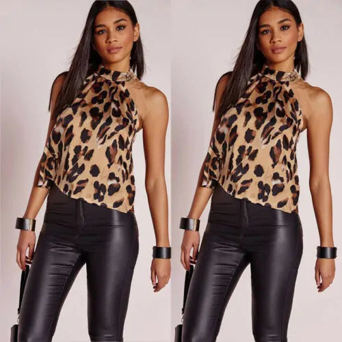 Chic Leopard Blouses for Women