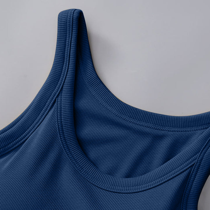 Round Neck Tank with Bra