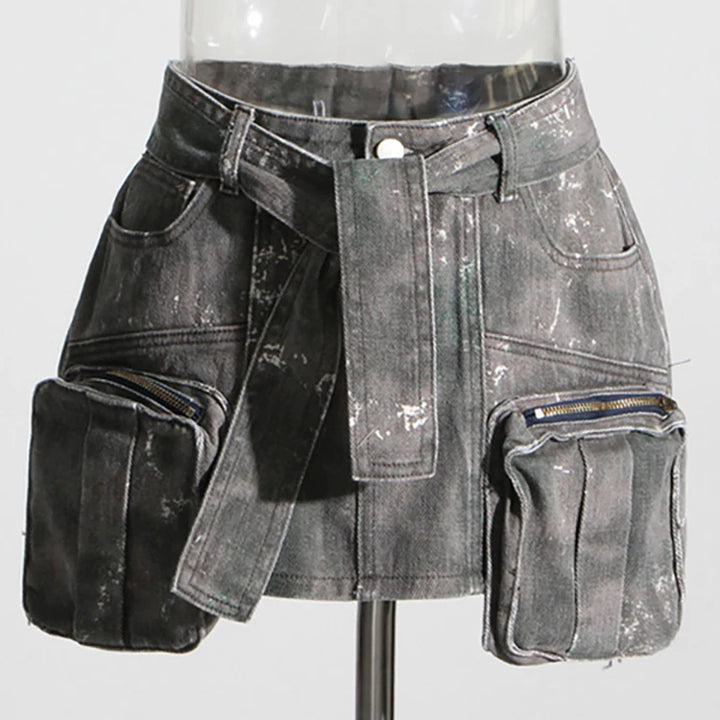 Chic Urban Denim Skirt