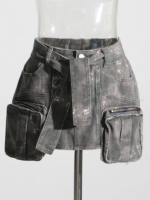 Chic Urban Denim Skirt