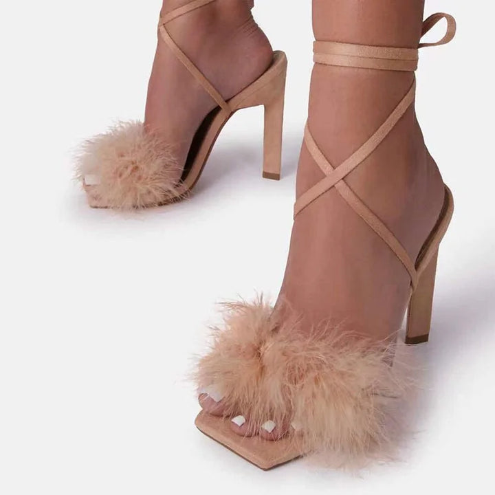 Featherlight Chic High Heels