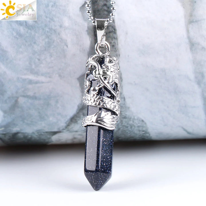 Elegant Women's Quartz Necklaces