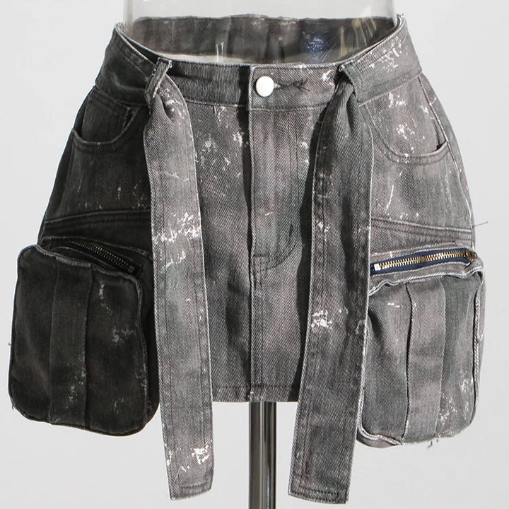 Chic Urban Denim Skirt