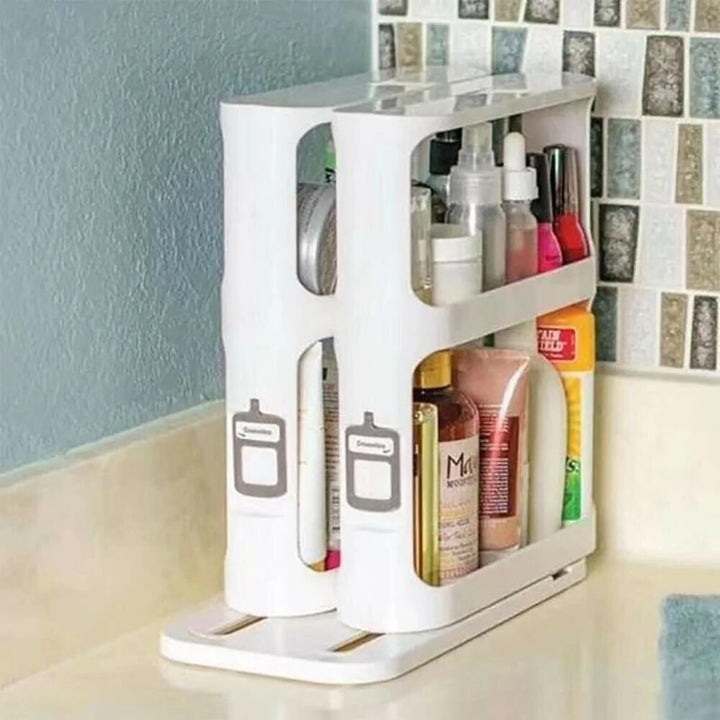 Dual-Tier Rotatable Spice Holder