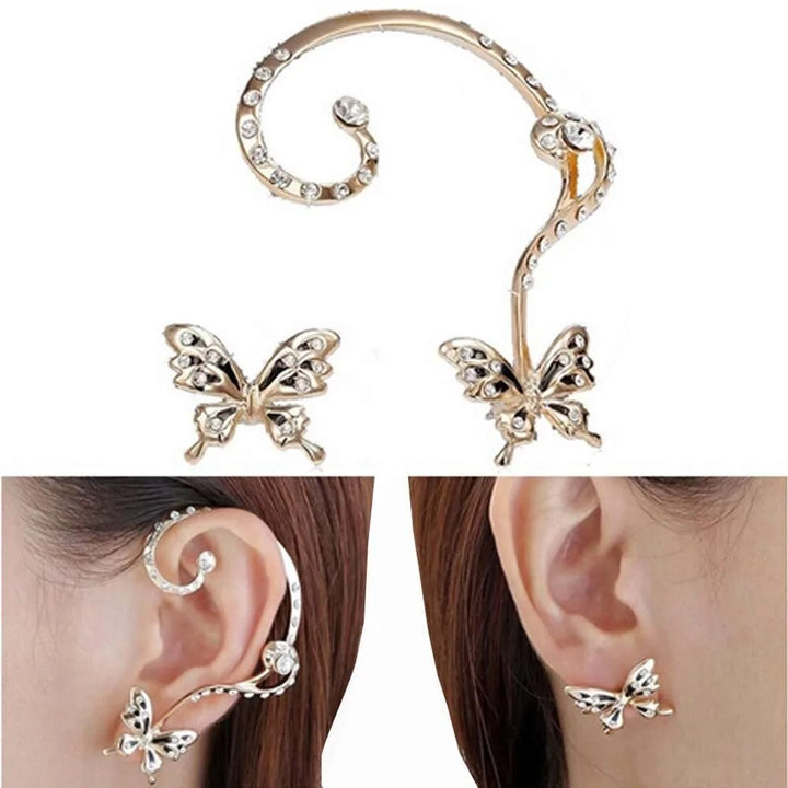 Ladies Butterfly Charm Earrings