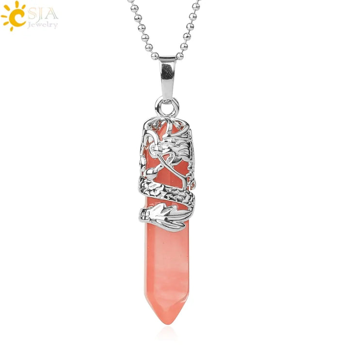 Elegant Women's Quartz Necklaces