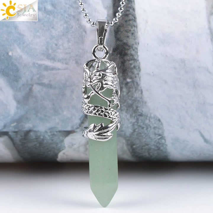 Elegant Women's Quartz Necklaces