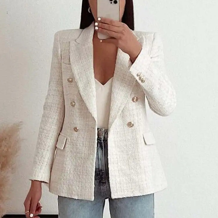 Chic Double-Breasted Blazer