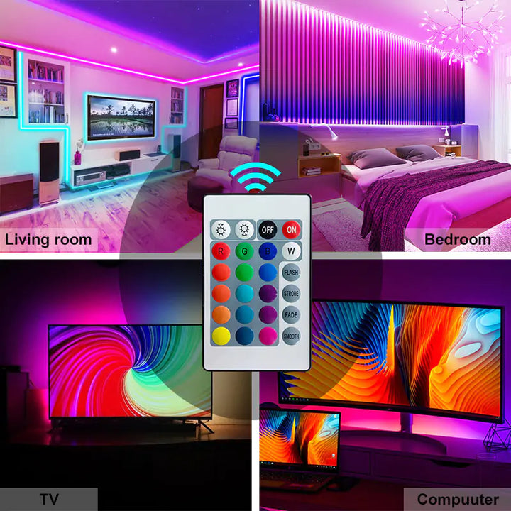 ColorBurst LED Strip Light USB