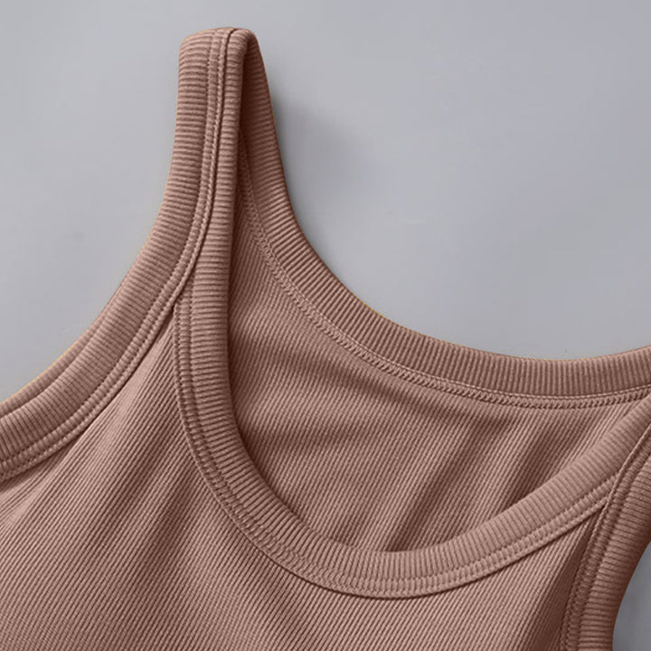 Round Neck Tank with Bra