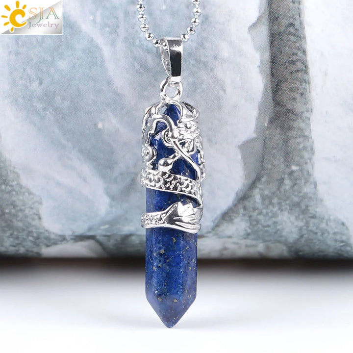 Elegant Women's Quartz Necklaces