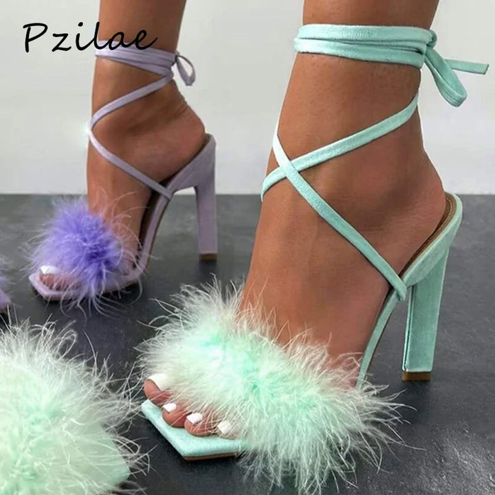 Featherlight Chic High Heels