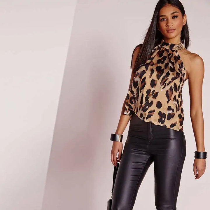 Chic Leopard Blouses for Women