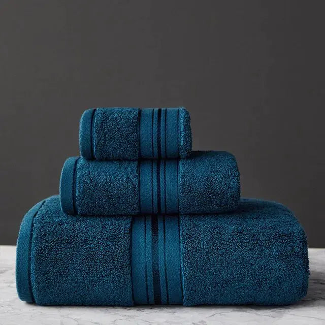 New Egyptian Cotton Bath Towel Set