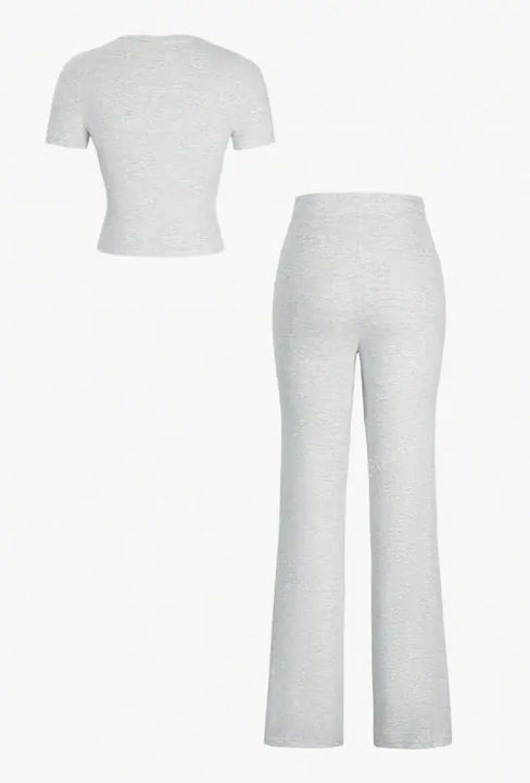 Short Sleeve T-Shirt And Pants Set